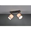 Trio Burton Ceiling Light black, 2-light sources