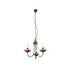 Trio Livia chandelier black, 3-light sources