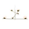 Trio Pure Pendant Light brass, 6-light sources