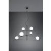 Trio Pure Pendant Light black, 6-light sources