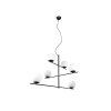 Trio Pure Pendant Light black, 6-light sources