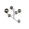 Trio Pure Pendant Light anthracite, 6-light sources