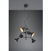 Trio Roxie Pendant Light brass, black, 6-light sources