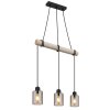 Globo HADERA Pendant Light Ecru, black, 3-light sources