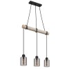 Globo HADERA Pendant Light Ecru, black, 3-light sources