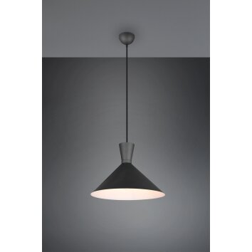 Reality Enzo Pendant Light black, 1-light source