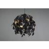 Reality Leavy Pendant Light black, 1-light source