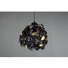 Reality Leavy Pendant Light black, 1-light source