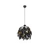 Reality Leavy Pendant Light black, 1-light source