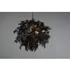 Reality Leavy Pendant Light black, 4-light sources