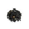 Reality Leavy Ceiling Light black, 3-light sources