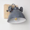 SVANFOLK Wall Light blue, brown, grey, white, 1-light source