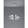 Reality Parma Pendant Light LED chrome, 1-light source