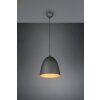Reality Tilda Pendant Light black-gold, 1-light source
