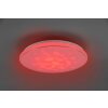 Reality TILION Ceiling Light LED white, 2-light sources, Remote control, Colour changer