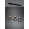 Reality Valeria Pendant Light black, 3-light sources