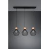 Reality Valeria Pendant Light black, 3-light sources