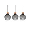 Reality Valeria Pendant Light black, 3-light sources