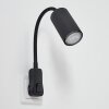 Javel plug-in light black, 1-light source