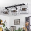 Koyoto  Ceiling Light glass 30 cm clear, Smoke-coloured, 3-light sources