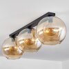 Koyoto  Ceiling Light glass 30 cm Amber, 3-light sources
