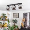 Koyoto  Ceiling Light glass 20 cm chrome, Smoke-coloured, 3-light sources