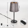 Frandina Table lamp gold, grey, 1-light source