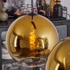 Koyoto  Pendant Light glass 30 cm gold, clear, 2-light sources