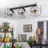 Koyoto  Ceiling Light glass 25 cm clear, Smoke-coloured, 3-light sources