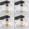 Koyoto  Ceiling Light glass 20 cm clear, 3-light sources