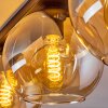 Koyoto  Ceiling Light glass 20 cm Amber, 3-light sources