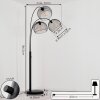 Mossay Floor Lamp black, 3-light sources