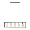 Lagosanto Pendant Light silver, 5-light sources