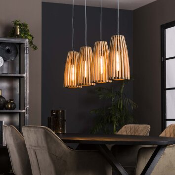 Solca Pendant Light black, 4-light sources
