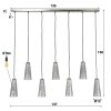 Mateus Pendant Light black, 7-light sources