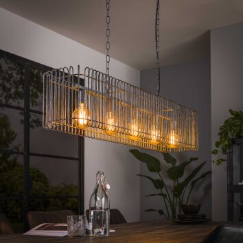 Trax Pendant Light anthracite, 5-light sources