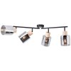 Brilliant Weald Ceiling Light black, 4-light sources