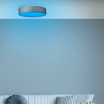 Brilliant Penley Ceiling Light LED white, 1-light source, Remote control