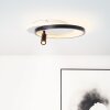 Brilliant Eunomia Ceiling Light LED black, white, 1-light source