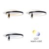 Brilliant Eunomia Ceiling Light LED black, white, 1-light source