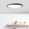 Brilliant Pederson Ceiling Light LED black, white, 1-light source, Remote control