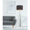 Globo CLARKE Floor Lamp matt nickel, 1-light source