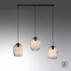 Paul Neuhaus SHITAKE Pendant Light black, 3-light sources