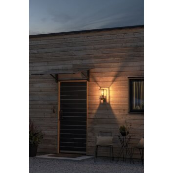 Konstsmide Carpi Outdoor Wall Light black, 1-light source