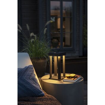 Konstsmide Cannes Table lamp LED black, 5-light sources