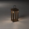 Konstsmide Cannes Table lamp LED rust-coloured, 5-light sources