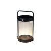 Konstsmide Crotone Solar table lamp LED black, 1-light source