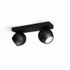 Philips Hue Buckram Ceiling Light LED black, 2-light sources, Remote control