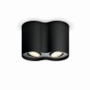 Philips Hue Pillar Ceiling Light LED black, 2-light sources, Remote control