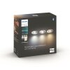 Philips Hue Adore recessed light LED aluminium, 3-light sources, Remote control